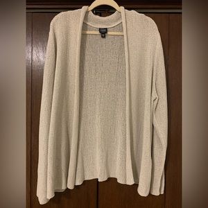 Eileen Fisher 100% Silk Cream Sweater (XXL)
